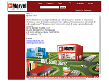 Tablet Screenshot of marvel-mx.com